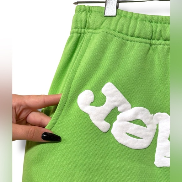 Sp5der Worldwide Green Sweatpants Joggers Size Large - Picture 6 of 6